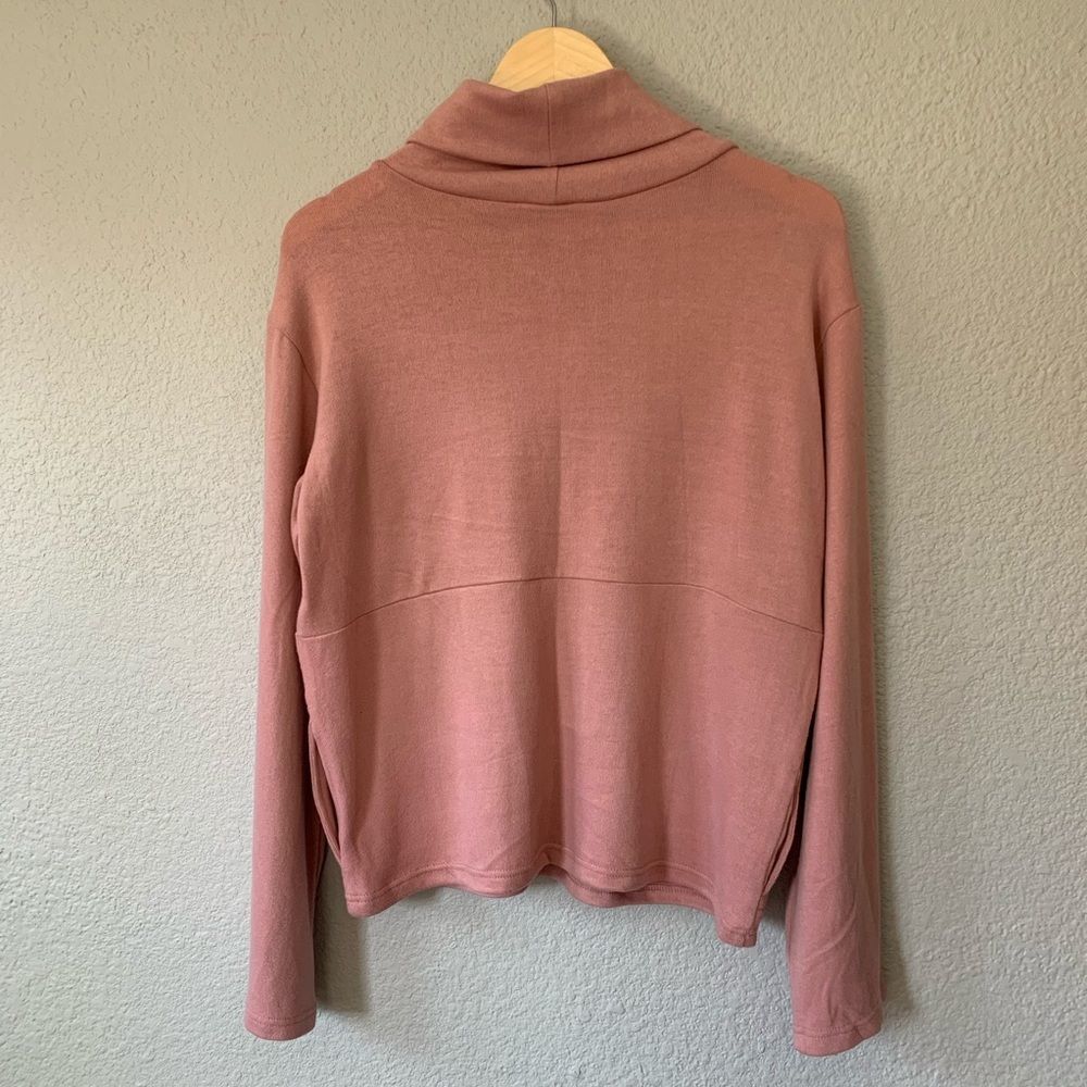 NWT BB Dakota Funnel of Love Cowl Neck Sweatshirt - Picture 5 of 10